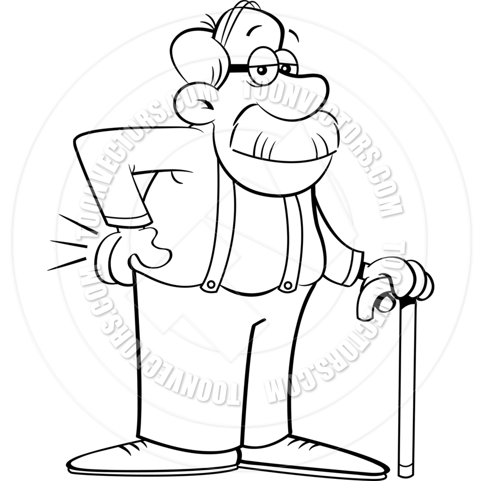 940x940 Collection Of 'old Man Cartoon Drawing' Download More Than - Cartoon Man Drawing