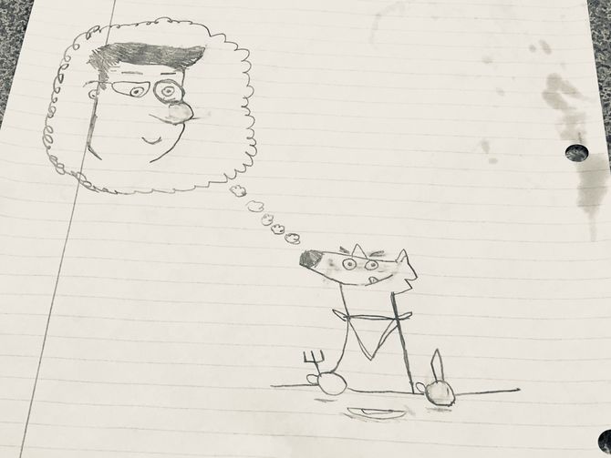 670x503 How To Draw A Cartoon Man Steps - Cartoon Man Drawing