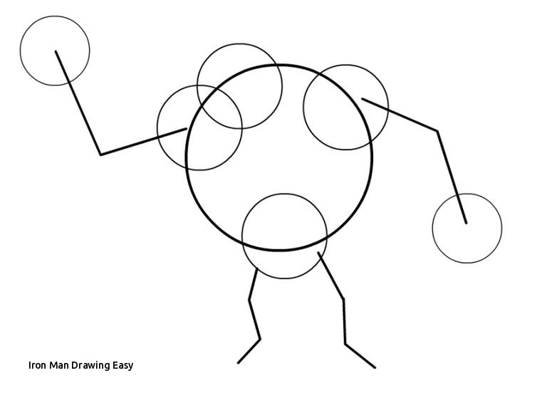 768x562 Iron Man Drawing Easy How To Draw A Cartoon Tough Guy - Cartoon Man Drawing