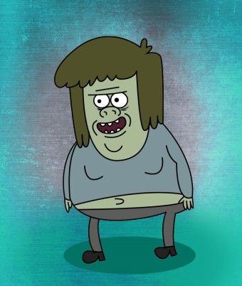 340x402 how to draw muscle man from regular show draw central regular - Cartoon Muscle Man Drawing