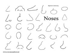 236x182 how to draw cartoon noses how to draw in cartoon - Cartoon Nose Drawing