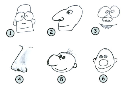 450x314 Drawing A Cartoon Nose - Cartoon Nose Drawing
