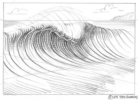 576x419 Wilbur Draw A Cartoon Wave - Cartoon Of Drawing