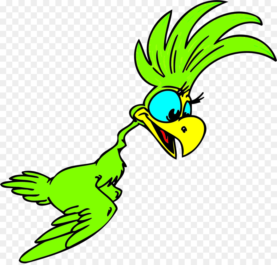 900x860 Parrot, Bird, Drawing, Transparent Png Image Clipart Free Download - Cartoon Parrot Drawing