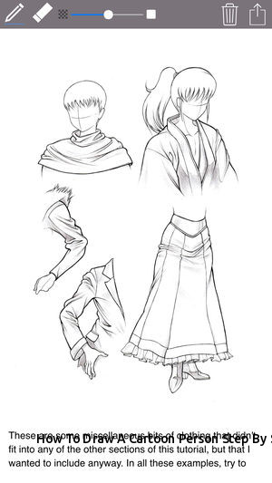 300x533 How To Draw A Cartoon Person Step - Cartoon Person Drawing