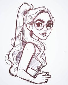 236x295 image result for how to draw cartoon ponytail people drawings - Cartoon Person Drawing