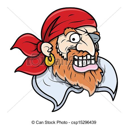 450x440 Creepy Pirate - Cartoon Pirate Drawing