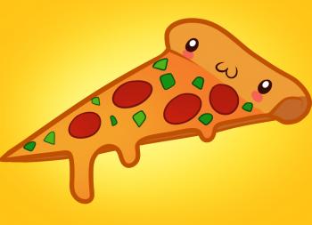 350x253 How To Draw How To Draw Pizza - Cartoon Pizza Drawing