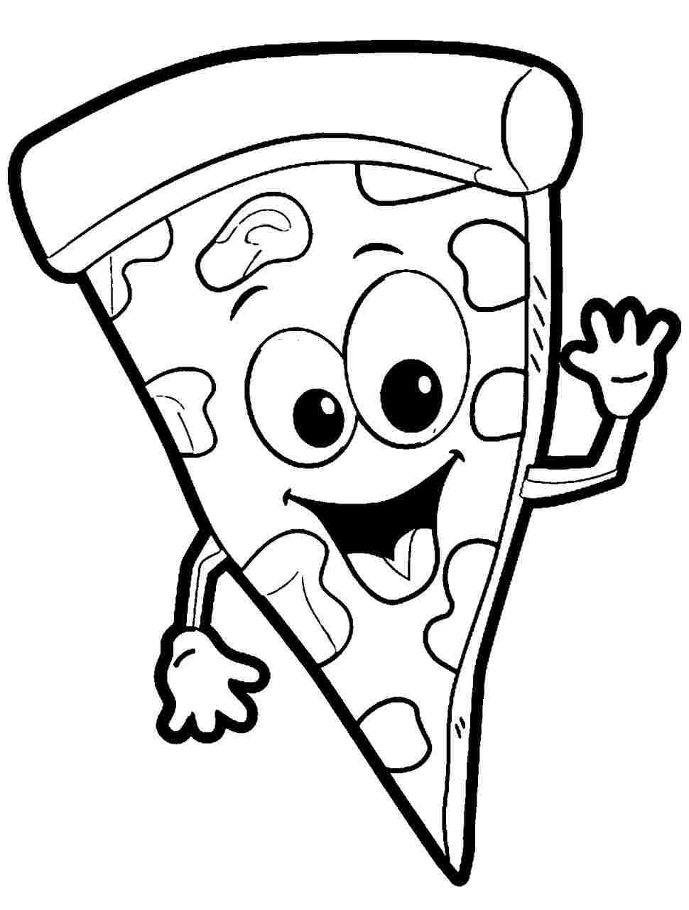 970x1281 Pizza Drawing Cartoon - Cartoon Pizza Drawing