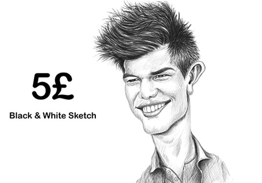 536x374 Draw Caricatures From Photos For Manoms - Cartoon Portrait Drawing