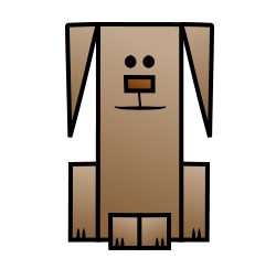 250x244 Drawing A Cartoon Puppy - Cartoon Puppy Drawing