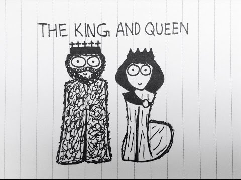 480x360 cartoon character drawing king and queen vincent teh - Cartoon Queen Drawing
