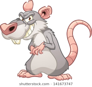 296x280 Rat Face Clipart Great Free Clipart, Silhouette, Coloring Pages - Cartoon Rat Drawing