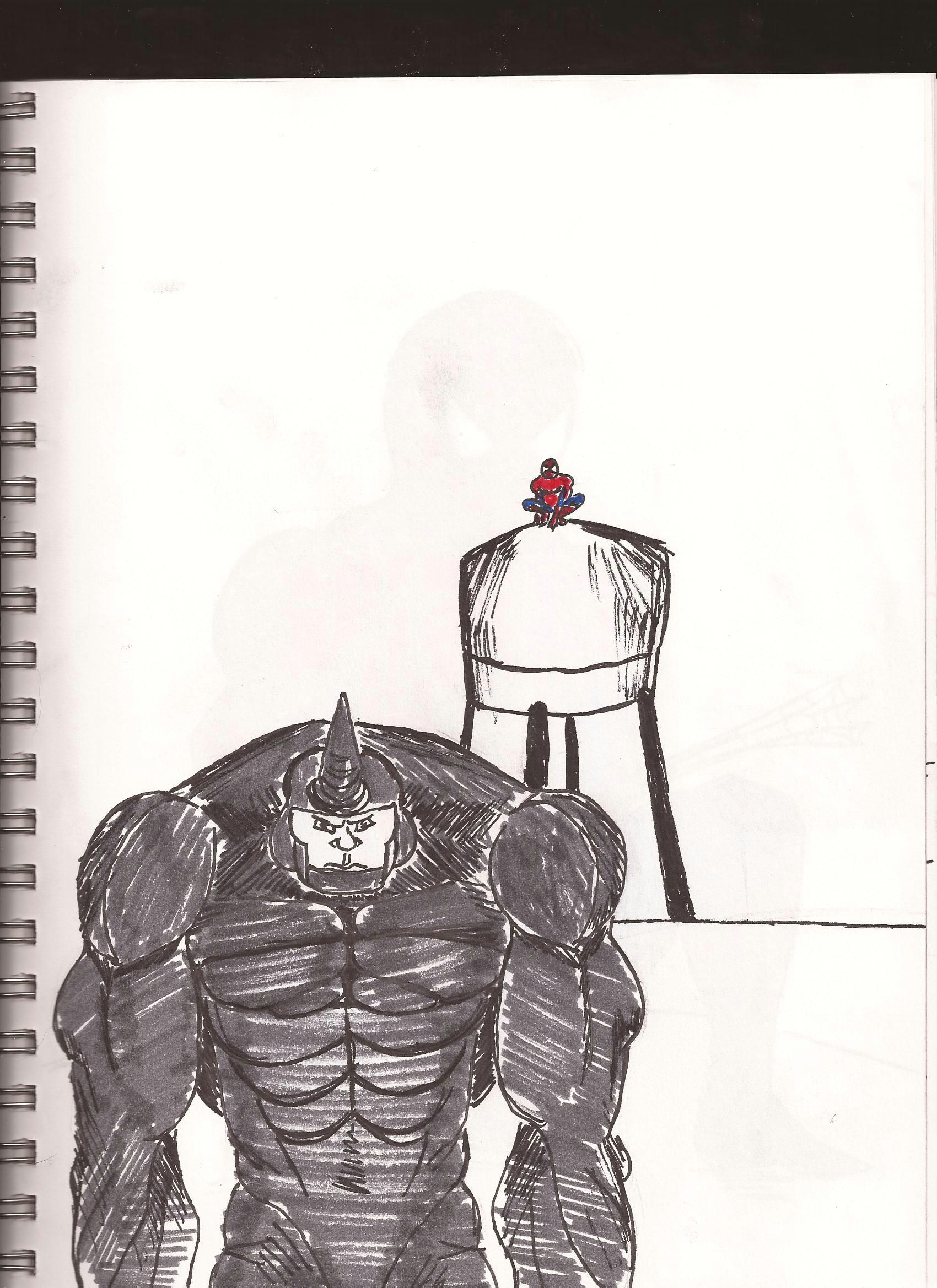 1700x2338 drawing of a cartoon rhino rhino watched my drawings - Cartoon Rhino Drawing