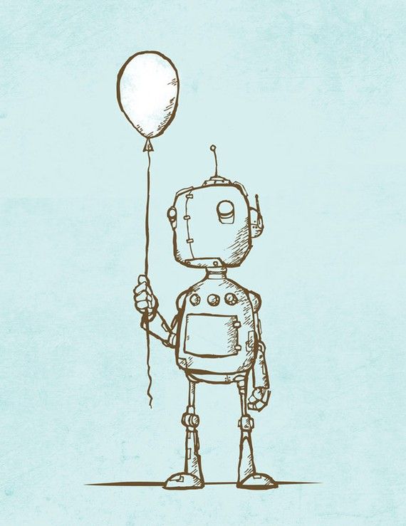 570x739 this would be great reminder that when i have happy news - Cartoon Robot Drawing