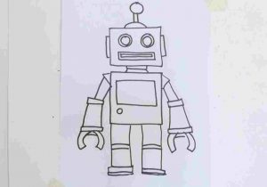 300x210 Create A Robot U Lisa Janssensrhlisajanssenswordpresscom D - Cartoon Robot Drawing