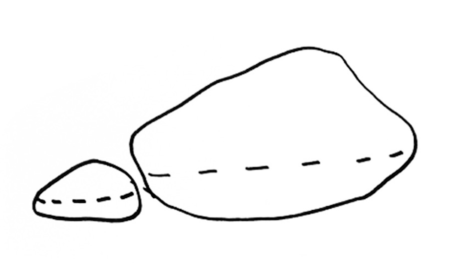 900x536 How To Paint Rocks - Cartoon Rock Drawing