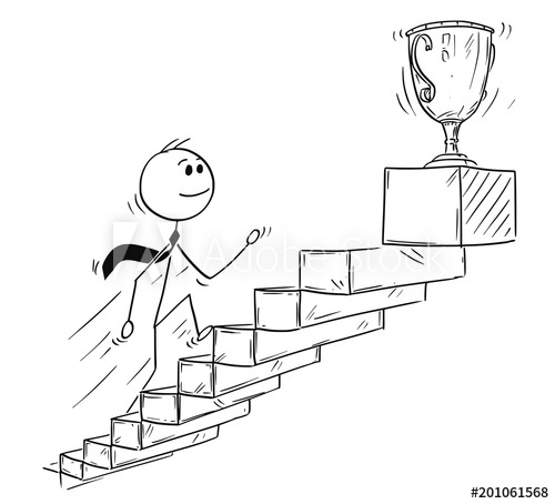 500x454 Cartoon Stick Man Drawing Conceptual Illustration Of Businessman - Cartoon Scale Drawing