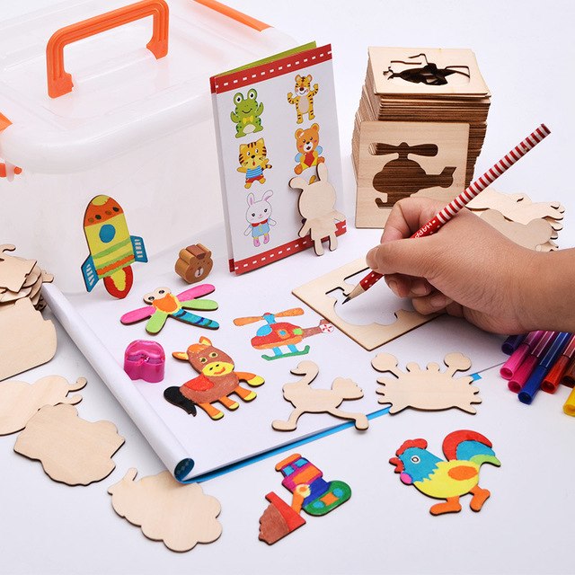 640x640 Hot Sales Montessori Learning Education Drawing Toy Colorful Pen - Cartoon Scale Drawing