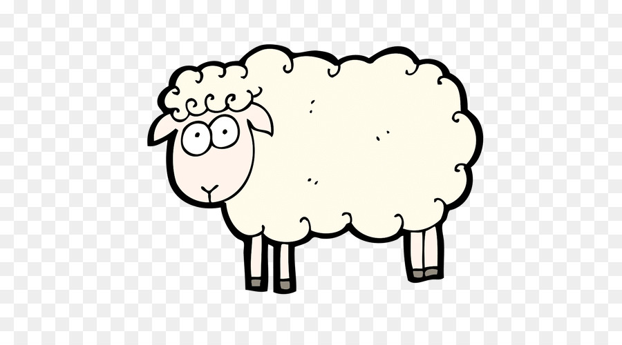 900x500 Sheep Drawing - Cartoon Sheep Drawing