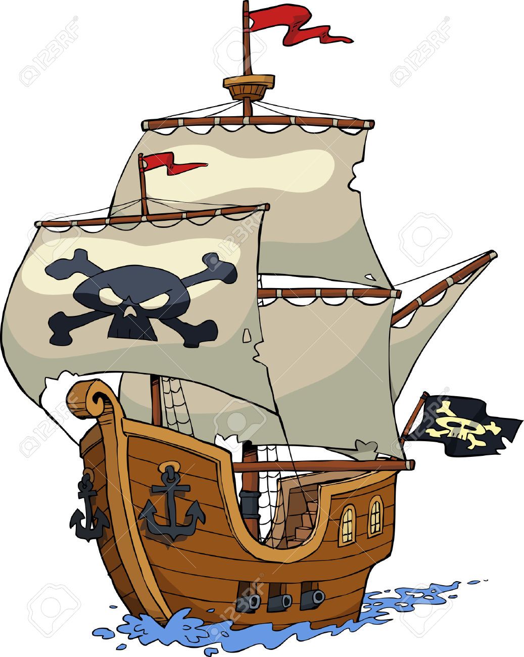 1037x1300 Image Result For Pirate Ship Cartoon Background Ship Concept - Cartoon Ship Drawing