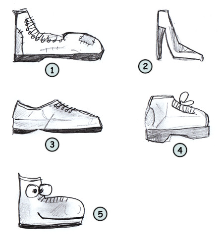 450x483 Drawing Shoes Cartoon Online Drawing Lessons - Cartoon Shoes Drawing
