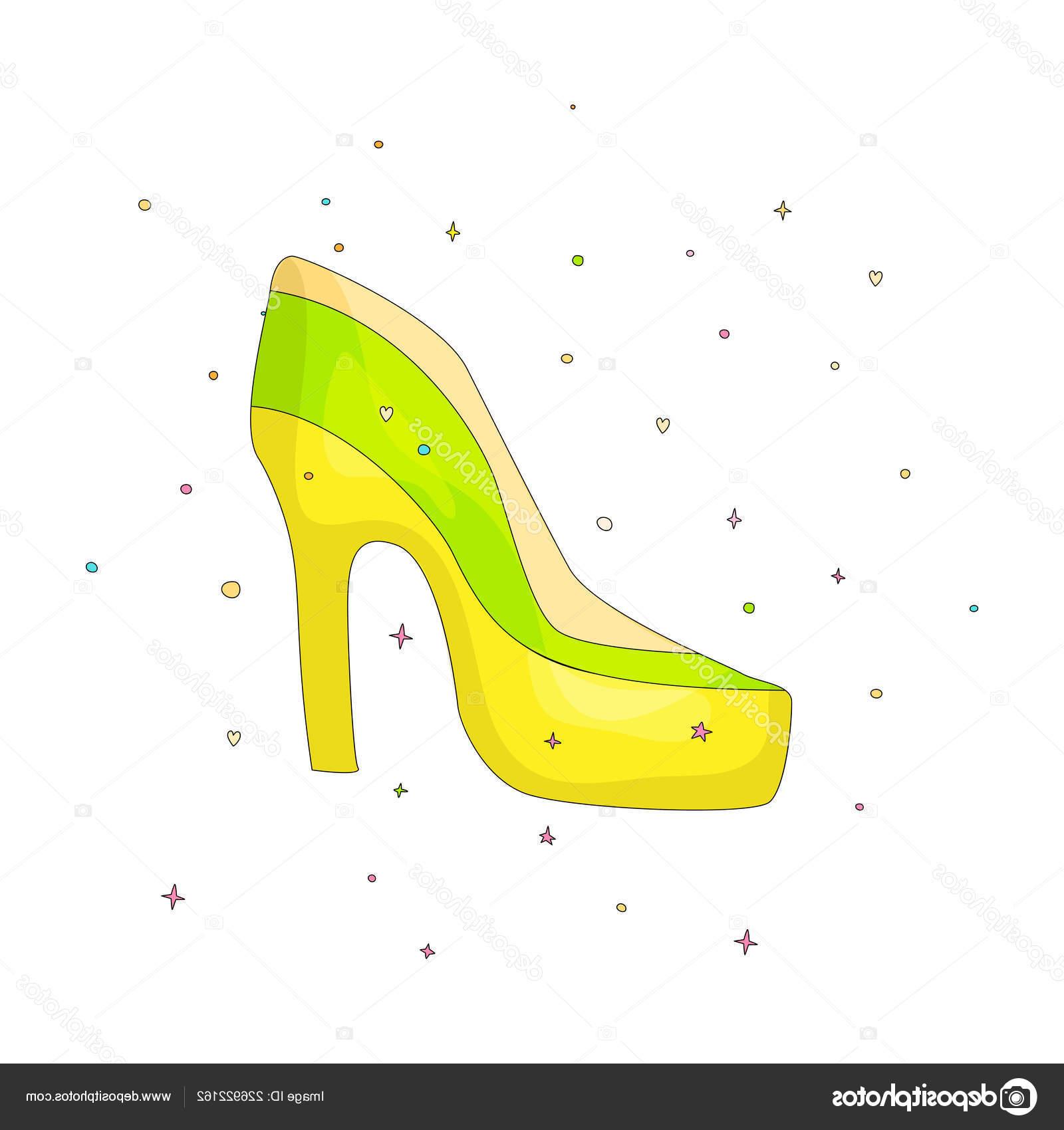 1600x1700 top stock illustration colored cartoon high heel shoes drawing - Cartoon Shoes Drawing