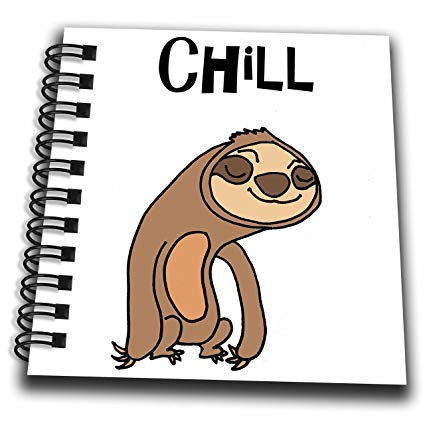 425x425 all smiles art animals - Cartoon Sloth Drawing