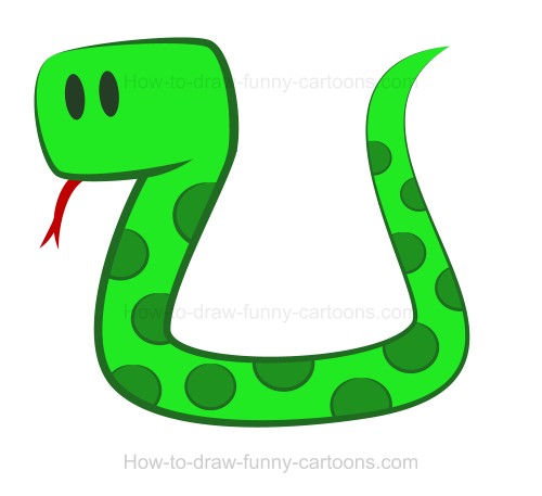 Cartoon Snake Drawing at PaintingValley.com | Explore collection of ...