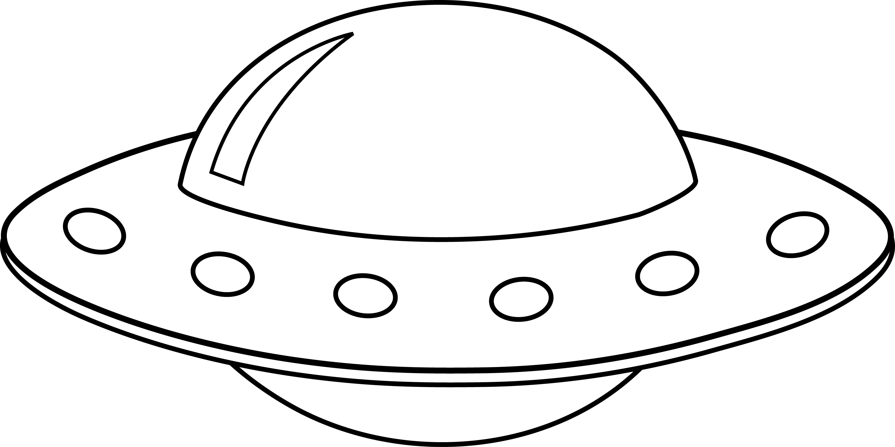 3136x1566 Drawing Spaceships Easy Transparent Png Clipart Free Download - Cartoon Spaceship Drawing