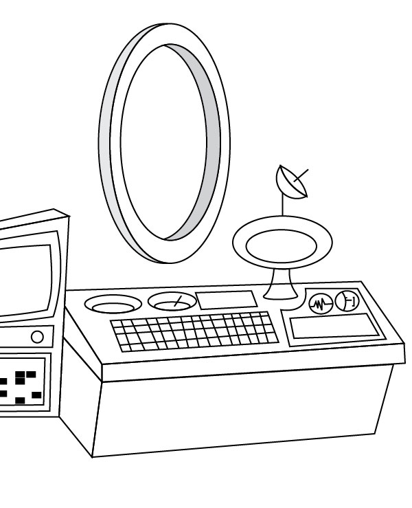600x739 how to create a cartoon spaceship interior in under one hour - Cartoon Spaceship Drawing