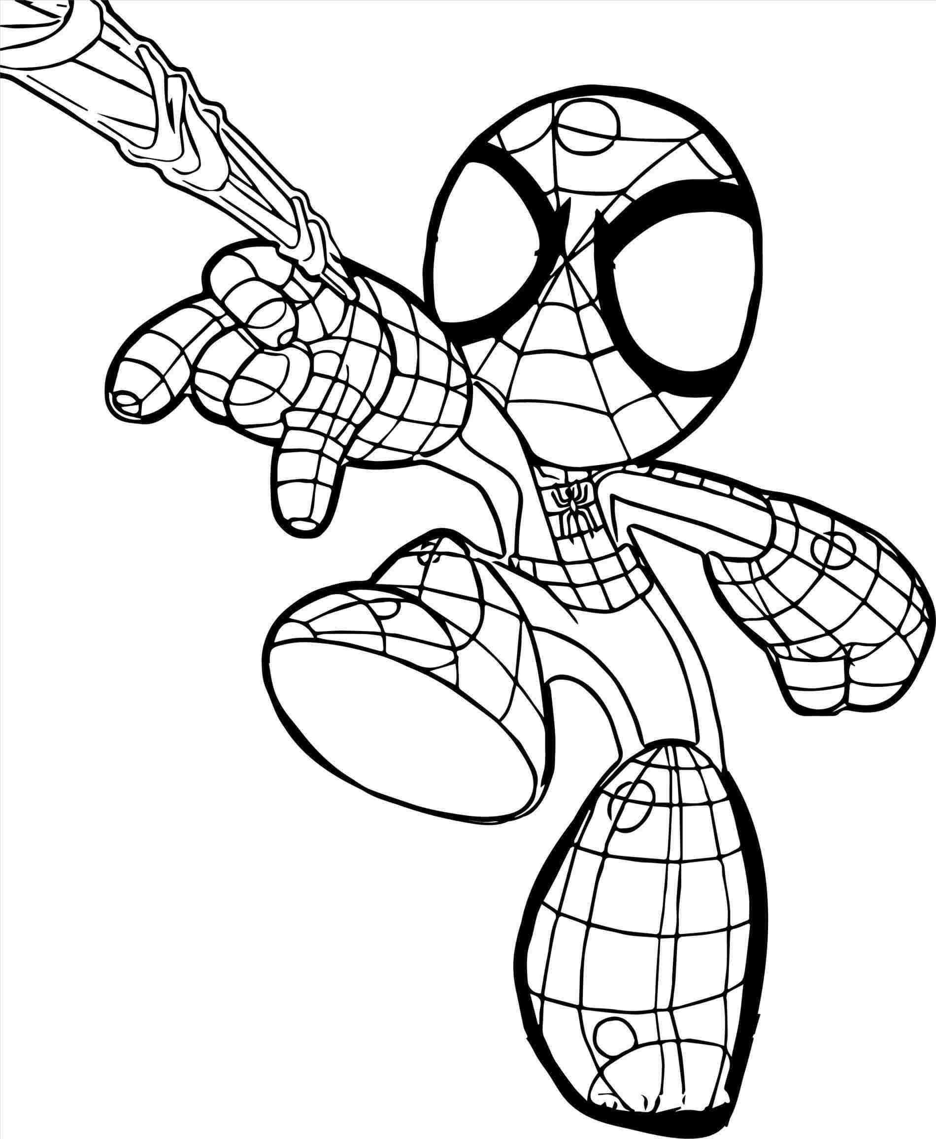 Spidey Printable Coloring Pages