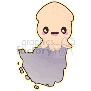 300x300 Royalty Free Cartoon Squid Clipart Images And Clip Art - Cartoon Squid Drawing