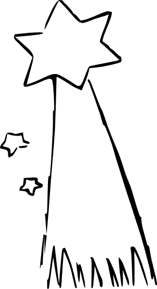 324x597 Shooting Star Cartoon Clip Art - Cartoon Star Drawing