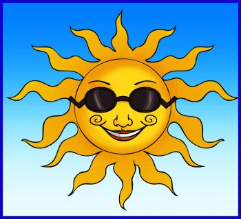 350x319 How To Draw The Sun, Step - Cartoon Sun Drawing