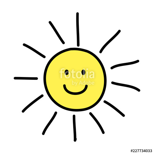 500x500 Comic Sun With Sun Drawing Stock Image And Royalty Free Vector - Cartoon Sun Drawing