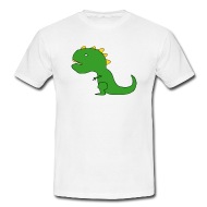 190x190 funny cartoon t rex drawing men's t shirt spreadshirt - Cartoon T Rex Drawing