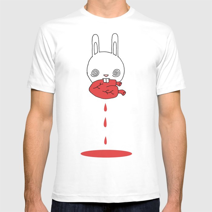 700x700 hungry bunny - Cartoon T Shirt Drawing