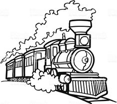 235x210 Best Train Drawing Images Christmas Crafts, Christmas - Cartoon Train Drawing