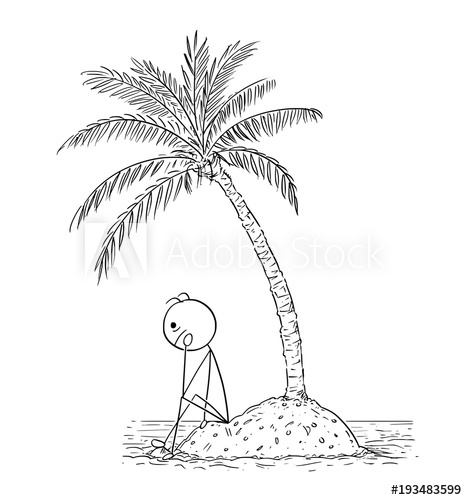 467x500 Cartoon Stick Man Drawing Conceptual Illustration Of Man - Cartoon Tree Drawing