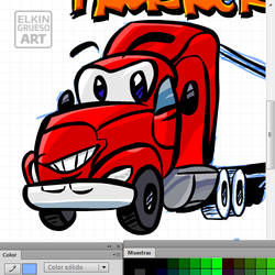250x250 How To Draw A Cartoon Truck - Cartoon Truck Drawings