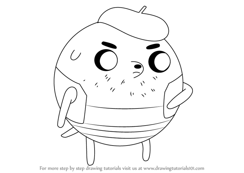 800x566 Learn How To Draw T V From Adventure Time - Cartoon Tv Drawing