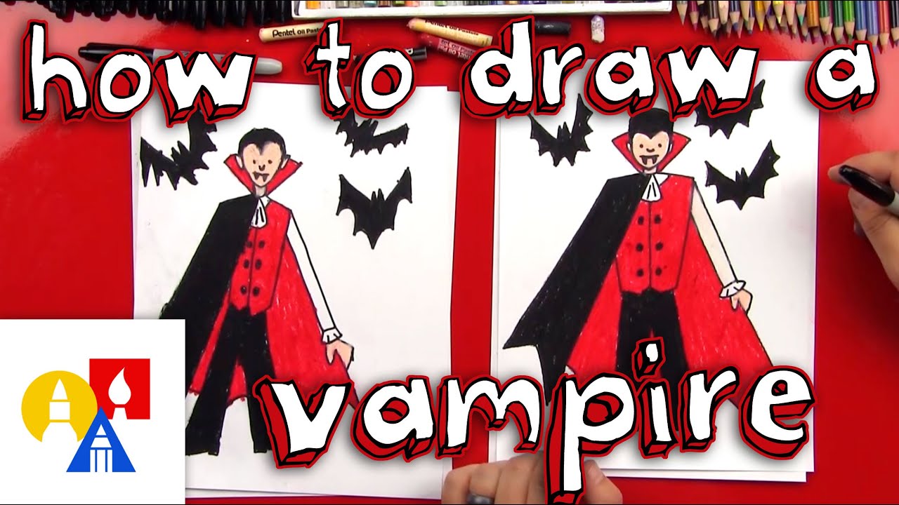 1280x720 How To Draw A Vampire - Cartoon Vampire Drawing