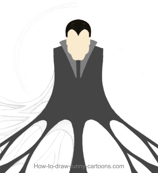 514x561 Vampire Drawing - Cartoon Vampire Drawing