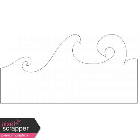 456x456 Cartoon Waves Template Graphic - Cartoon Wave Drawing