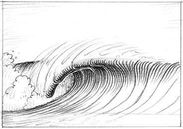 368x259 Wilbur Draw A Cartoon Wave Waves In Art, Drawings, Art - Cartoon Wave Drawing
