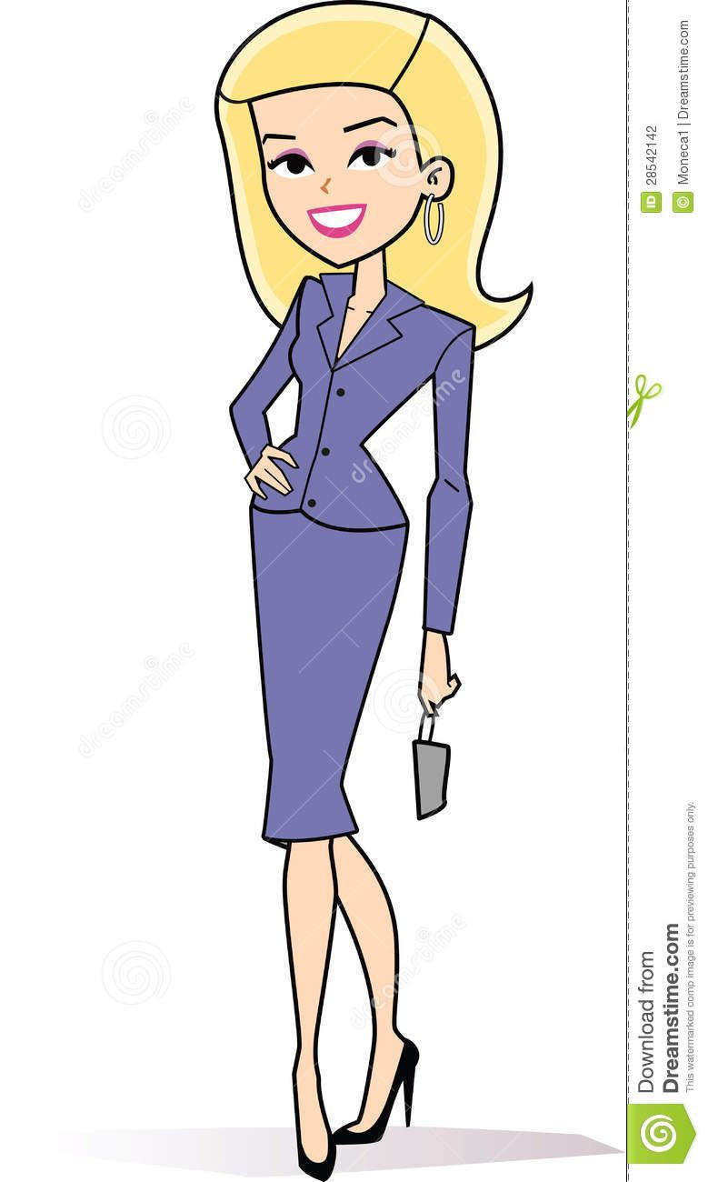 779x1300 female blonde business clipart stock photography cartoon woman - Cartoon Woman Drawing