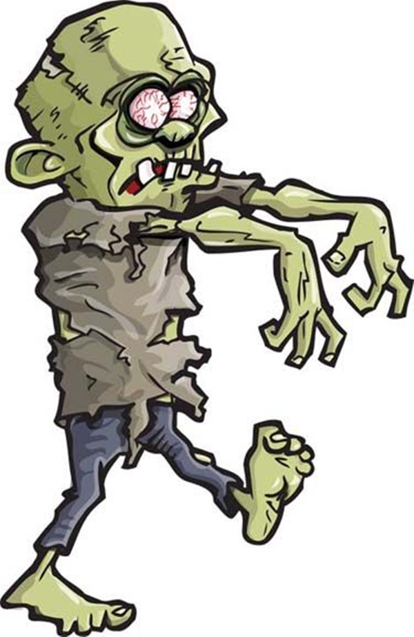 600x922 insanely cool zombie drawings and sketches - Cartoon Zombie Drawing