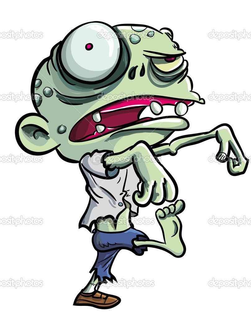 808x1023 Cute Zombie Cartoon - Cartoon Zombie Drawing