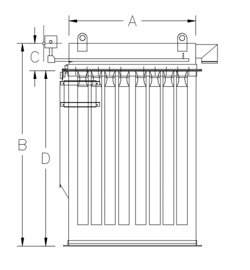 500x541 bin vent bag cartridge drawing adaptive engineering fabrication - Cartridge Drawing